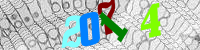 Blue Captcha Image