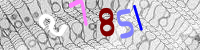 Blue Captcha Image