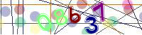 Blue Captcha Image