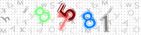 Blue Captcha Image