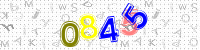 Blue Captcha Image