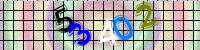 Blue Captcha Image
