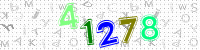 Blue Captcha Image