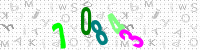Blue Captcha Image