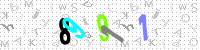 Blue Captcha Image