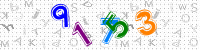 Blue Captcha Image