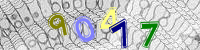 Blue Captcha Image