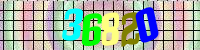 Blue Captcha Image