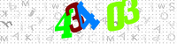 Blue Captcha Image