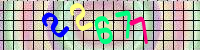 Blue Captcha Image