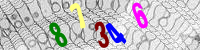 Blue Captcha Image