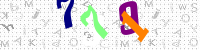 Blue Captcha Image