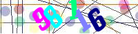 Blue Captcha Image